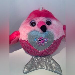 4/$10 Zuru Surprise Rainbowcorns Pink 12” Stuffy/Plush Mermaid Tail